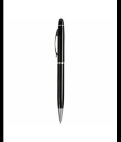 Penna twist in metallo colorata, con gommino per touch screen in tinta