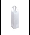 Shopper porta bottiglia in TNT 100 g/m2  termosaldato, manici corti Handle