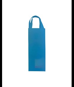 Shopper porta bottiglia in TNT 100 g/m2  termosaldato, manici corti Handle