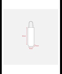 Shopper porta bottiglia in TNT 100 g/m2  termosaldato, manici corti Handle