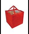 Shopper in formato cartone da pizza in TNT 80 g/m2 Handle
