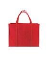 Shopper maxi con soffietto in TNT 100 g/m2 cucito, manici lunghi Handle