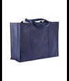 Shopper maxi con soffietto in TNT 100 g/m2 cucito, manici lunghi Handle