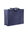 Shopper maxi con soffietto in TNT 100 g/m2 cucito, manici lunghi Handle Shopper maxi con soffietto in TNT 100 g/m2 cucito, manici lunghi Handle