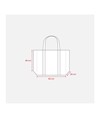 Shopper maxi con soffietto in TNT 100 g/m2 cucito, manici lunghi Handle Shopper maxi con soffietto in TNT 100 g/m2 cucito, manici lunghi Handle