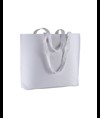 Shopper con soffietto alla base in cotone 135 g/m2, manici lunghi Handle