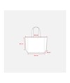 Shopper con soffietto alla base in cotone 135 g/m2, manici lunghi Handle Shopper con soffietto alla base in cotone 135 g/m2, manici lunghi Handle
