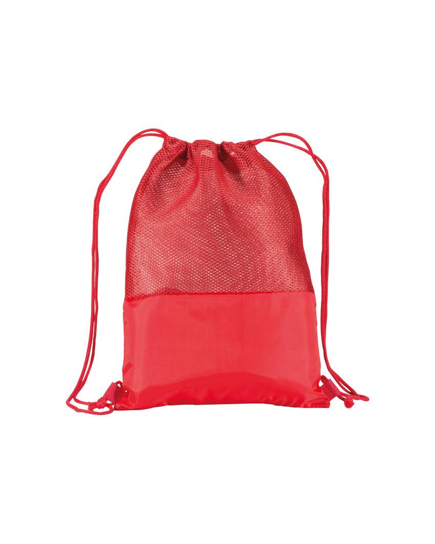 Zainetto in poliestere 210 t  con retina mesh e chiusura a strozzo Handle