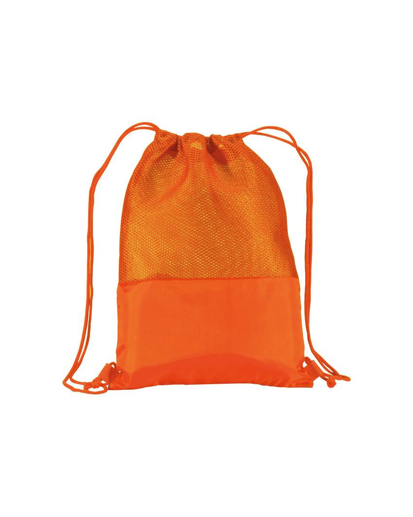 Zainetto in poliestere 210 t  con retina mesh e chiusura a strozzo Handle