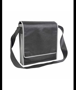 Borsa postino in TNT 80 g/m2 con chiusura in velcro e tracolla Handle