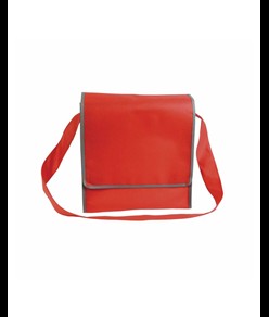 Borsa postino in TNT 80 g/m2 con chiusura in velcro e tracolla Handle