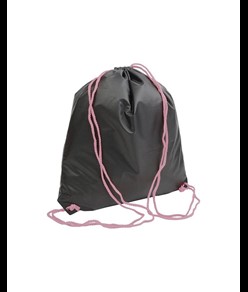 Zainetto nero in Polyester 210 T, manici colorati e angoli rinforzati neri Handle