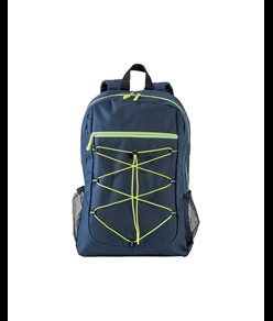 Zaino in poliestere 600D con 4 tasche di cui 2 laterali retinate