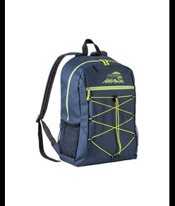 Zaino in poliestere 600D con 4 tasche di cui 2 laterali retinate