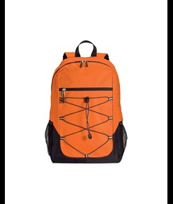 Zaino in poliestere 600D con 4 tasche di cui 2 laterali retinate