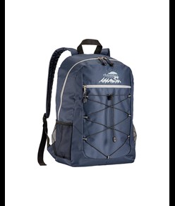 Zaino in poliestere 600D con 4 tasche di cui 2 laterali retinate