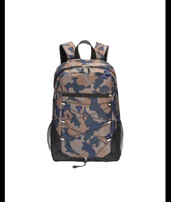 Zaino in poliestere 600D con 4 tasche di cui 2 laterali retinate