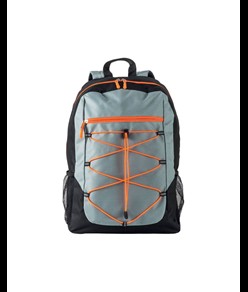 Zaino in poliestere 600D con 4 tasche di cui 2 laterali retinate