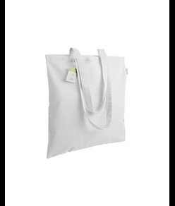 Shopper in cotone organico 140 g/m2, manici lunghi Handle