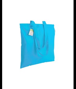 Shopper in cotone organico 140 g/m2, manici lunghi Handle