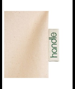 Shopper in cotone organico 140 g/m2, manici lunghi Handle