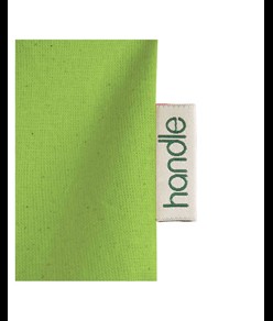 Shopper in cotone organico 140 g/m2, manici lunghi Handle