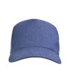 Cappellino in cotone denim pesante, 5 pannelli Cappellino in cotone denim pesante, 5 pannelli