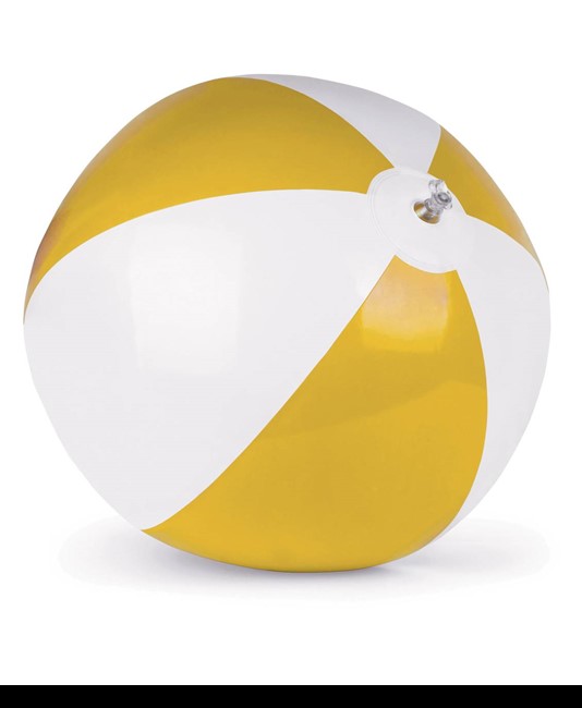 Pallone gonfiabile da spiaggia in PVC bicolore diametro cm 28