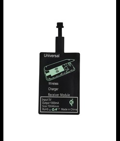 Ricevitore QI wireless con connettore micro USB per abilitare i dispositivi con connettore
