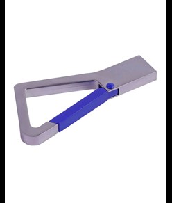 Chiavetta USB 4 Gb in metallo con moschettone. Possibilità di import su richiesta