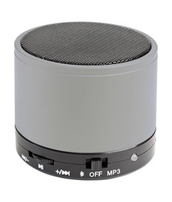 Mini altoparlante Bluetooth V 3.0 cilindrico in metallo con microfono