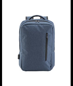 Zaino porta computer poliestere two tone con tre tasche con porta USB esterna