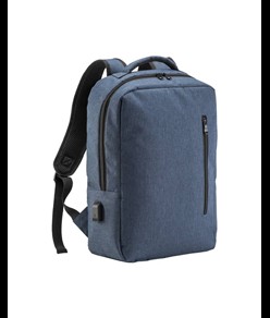 Zaino porta computer poliestere two tone con tre tasche con porta USB esterna