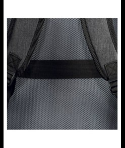 Zaino porta computer poliestere two tone con tre tasche con porta USB esterna