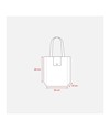 Shopper ripiegabile in TNT 80 g/m2 termosaldato, manici corti Handle Shopper ripiegabile in TNT 80 g/m2 termosaldato, manici corti Handle