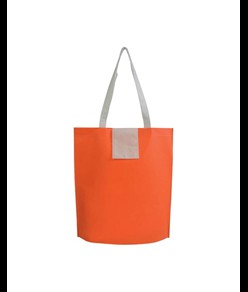 Shopper ripiegabile in TNT 80 g/m2 termosaldato, manici corti Handle