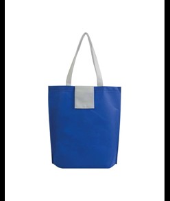 Shopper ripiegabile in TNT 80 g/m2 termosaldato, manici corti Handle