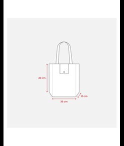 Shopper ripiegabile in TNT 80 g/m2 termosaldato, manici corti Handle