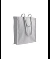 Shopper in cotone 180 g/m2, manici lunghi e soffietto Handle