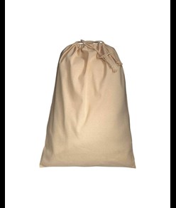 Sacchetto in cotone naturale 120 g/m2 con chiusura a strozzo, 50 x 75 cm Handle