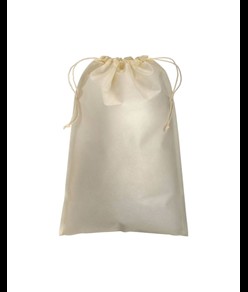 Sacchetto in TNT 80 g/m2 con chiusura a strozzo, 50 x 75 cm Handle