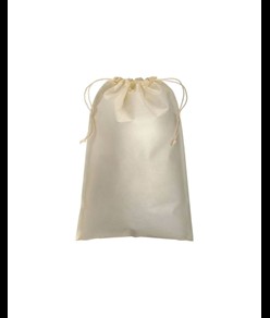Sacchetto in TNT 80g/m2 con chiusura a strozzo, 30 x 45 cm Handle