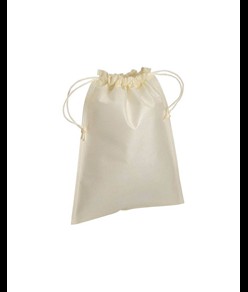 Sacchetto in TNT 80g/m2 con chiusura a strozzo, 25 x 30 cm Handle