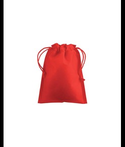 Sacchetto in TNT 80g/m2 con chiusura a strozzo, 15 x 20 cm Handle