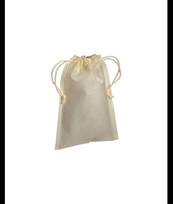 Sacchetto in TNT 80g/m2 con chiusura a strozzo, 15 x 20 cm Handle