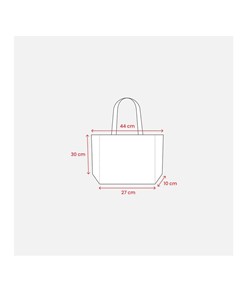 Shopper in TNT termosaldato con stampa tricolore, soffietto alla base e manici lunghi Handle Shopper in TNT termosaldato con stampa tricolore, soffietto alla base e manici lunghi Handle