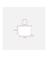 Shopper con soffietto alla base in TNT termosaldato, manici lunghi Handle Shopper con soffietto alla base in TNT termosaldato, manici lunghi Handle
