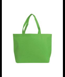 Shopper con soffietto alla base in TNT termosaldato, manici lunghi Handle