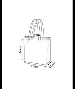 Shopper in polipropilene con manici doppi a nastro (corti e lunghi) Handle