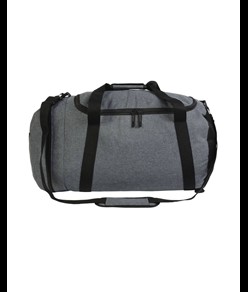 Borsa sport in poliestere twotone con spallacci estraibili e tasca porta scarpe